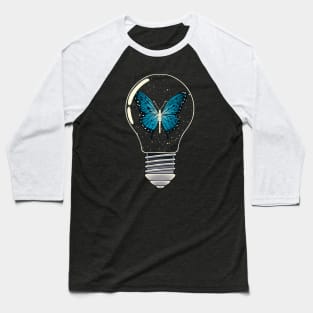 Trapped Blue Butterfly Monarch by Tobe Fonseca Baseball T-Shirt